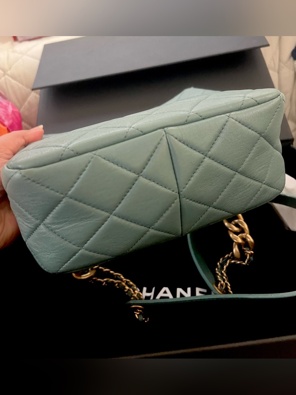 Chanel Small Hobo Chain Bag - Picture 6 of 8